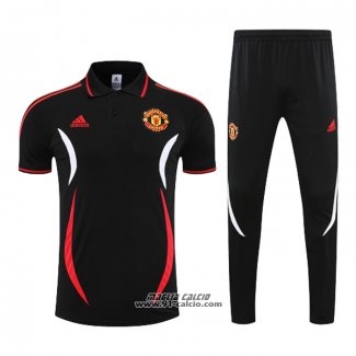 Conjunto Polo Manchester United 2022-2023 Nero