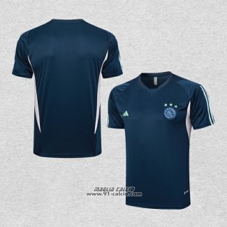 Maglia Allenamento Ajax 2023-2024 Blu