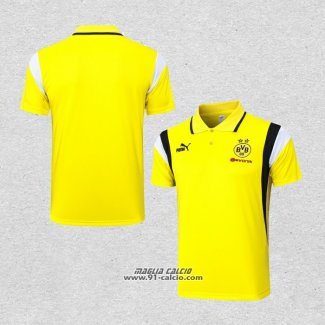 Maglia Polo Borussia Dortmund 2023-2024 Giallo