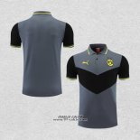 Maglia Polo Borussia Dortmund 2022-2023 Grigio e Nero