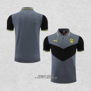 Maglia Polo Borussia Dortmund 2022-2023 Grigio e Nero