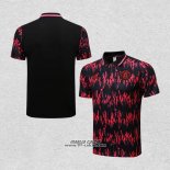 Maglia Polo Manchester United 2022-2023 Nero e Rosso