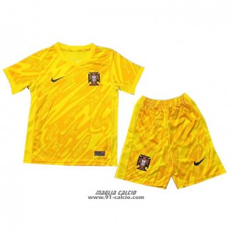 Maglia Portogallo Portiere Bambino 2024 Giallo