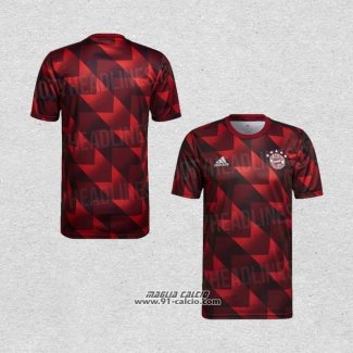 Maglia Prematch Bayern Monaco 2022 Rosso e Nero