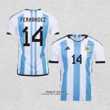 Prima Maglia Argentina Giocatore Fernandez 2022