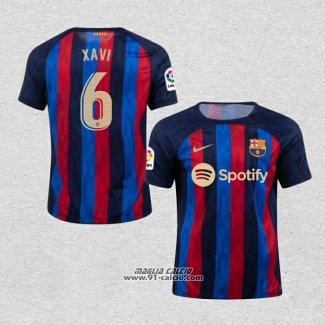 Prima Maglia Barcellona Giocatore Xavi 2022-2023