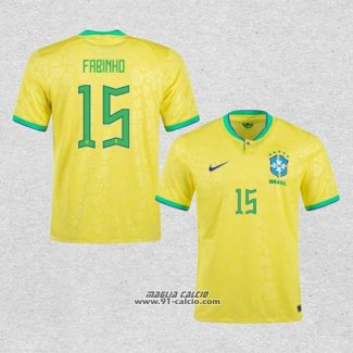 Prima Maglia Brasile Giocatore Fabinho 2022