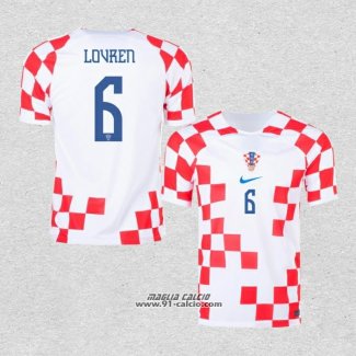 Prima Maglia Croazia Giocatore Lovren 2022