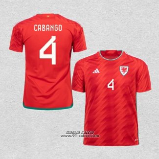 Prima Maglia Galles Giocatore Cabango 2022