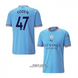 Prima Maglia Manchester City Giocatore Foden 2022-2023