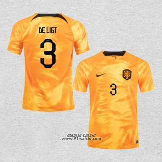 Prima Maglia Paesi Bassi Giocatore De Ligt 2022