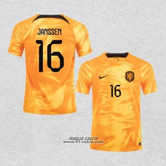 Prima Maglia Paesi Bassi Giocatore Janssen 2022