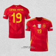 Prima Maglia Spagna Giocatore Lamine Yamal 2024