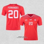 Prima Maglia Svizzera Giocatore Fernandes 2022