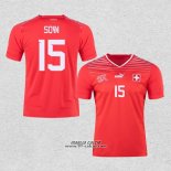 Prima Maglia Svizzera Giocatore Sow 2022