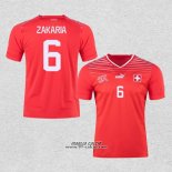 Prima Maglia Svizzera Giocatore Zakaria 2022