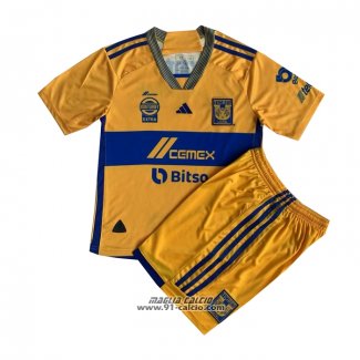 Prima Maglia Tigres UANL Bambino 2023-2024