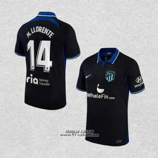 Seconda Maglia Atletico Madrid Giocatore M.Llorente 2022-2023