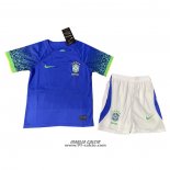 Seconda Maglia Brasile Bambino 2022