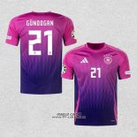 Seconda Maglia Germania Giocatore Gundogan 2024