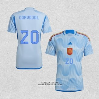 Seconda Maglia Spagna Giocatore Carvajal 2022