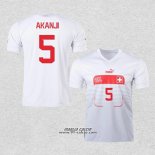 Seconda Maglia Svizzera Giocatore Akanji 2022