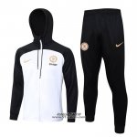 Tuta con Cappuccio Chelsea 2023-2024 Bianco