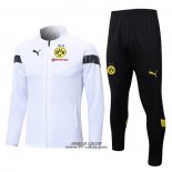 Tuta da Track Giacca Borussia Dortmund 2022-2023 Bianco