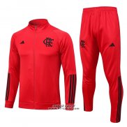 Tuta da Track Giacca Flamengo 2023-2024 Rosso