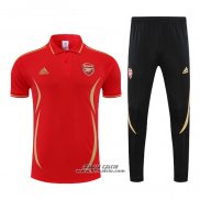 Conjunto Polo Arsenal 2022-2023 Rosso