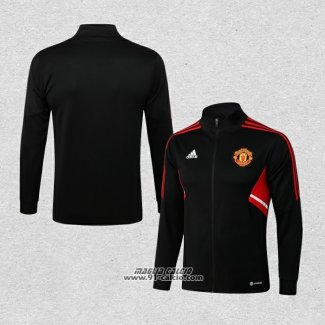 Giacca Manchester United 2022-2023 Nero e Rosso