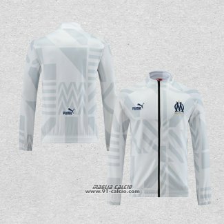 Giacca Olympique Marsiglia 2022-2023 Bianco