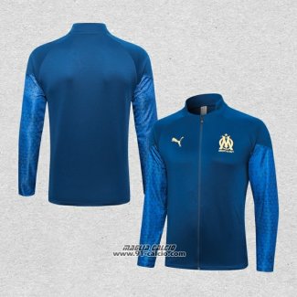 Giacca Olympique Marsiglia 2023-2024 Blu Scuro