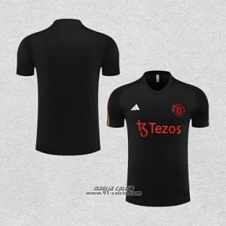 Maglia Allenamento Manchester United 2023-2024 Nero