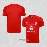 Maglia Allenamento Milan 2023-2024 Rosso