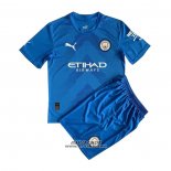 Maglia Manchester City Portiere Bambino 2022-2023 Blu