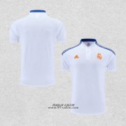 Maglia Polo Real Madrid 2022-2023 Bianco e Blu