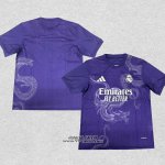 Maglia Real Madrid Dragon 2024-2025 Purpura Thailandia