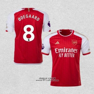 Prima Maglia Arsenal Giocatore Odegaard 2023-2024