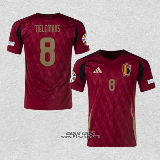 Prima Maglia Belgio Giocatore Tielemans 2024