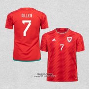 Prima Maglia Galles Giocatore Allen 2022