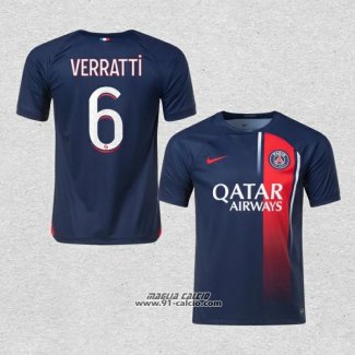 Prima Maglia Paris Saint-Germain Giocatore Verratti 2023-2024