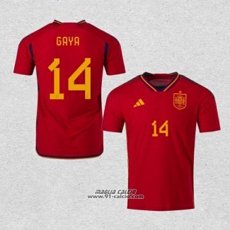 Prima Maglia Spagna Giocatore Gaya 2022