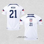 Prima Maglia Stati Uniti Giocatore Weah 2022