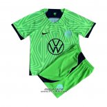 Prima Maglia VfL Wolfsburg Bambino 2022-2023