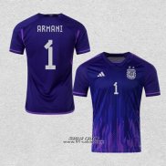 Seconda Maglia Argentina Giocatore Armani 2022