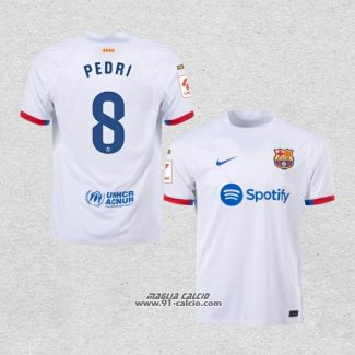 Seconda Maglia Barcellona Giocatore Pedri 2023-2024