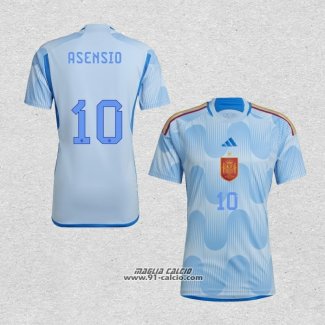 Seconda Maglia Spagna Giocatore Asensio 2022