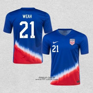 Seconda Maglia Stati Uniti Giocatore Weah 2024