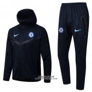 Tuta con Cappuccio Chelsea 2022-2023 Blu